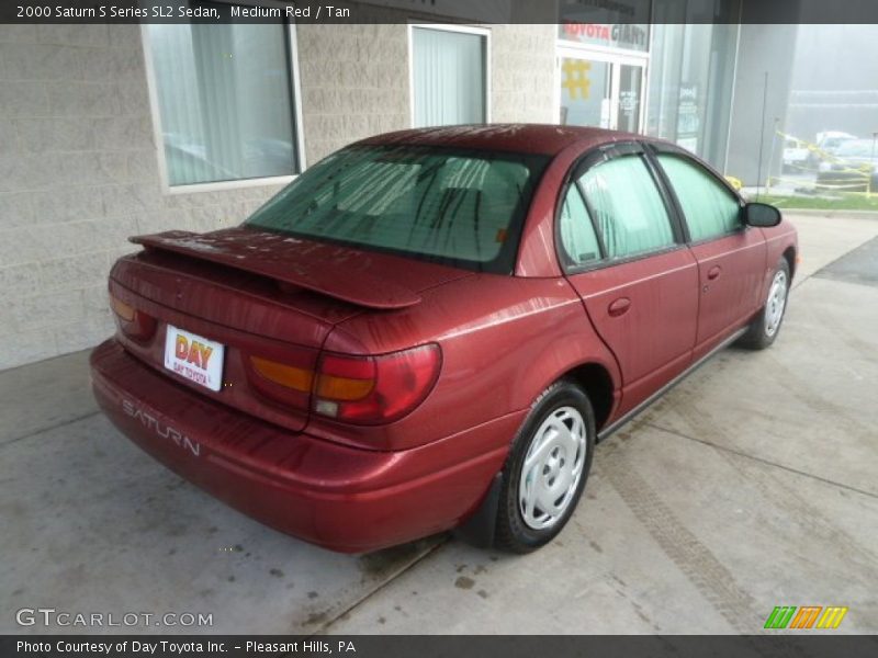 Medium Red / Tan 2000 Saturn S Series SL2 Sedan