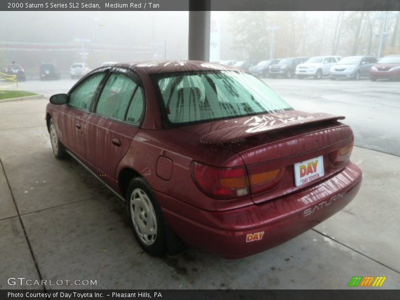 Medium Red / Tan 2000 Saturn S Series SL2 Sedan