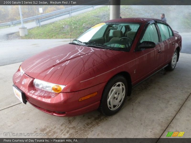 Medium Red / Tan 2000 Saturn S Series SL2 Sedan