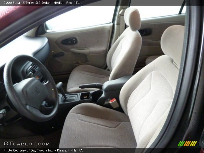 Medium Red / Tan 2000 Saturn S Series SL2 Sedan