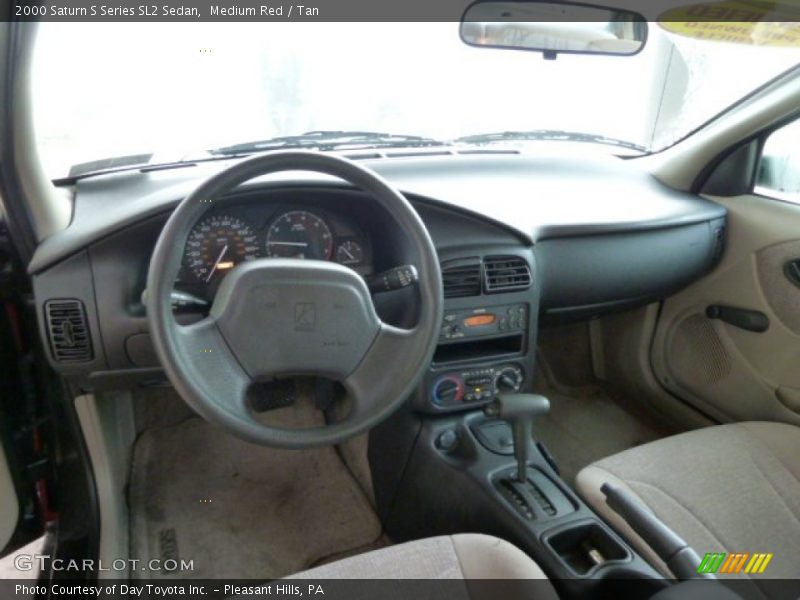 Medium Red / Tan 2000 Saturn S Series SL2 Sedan