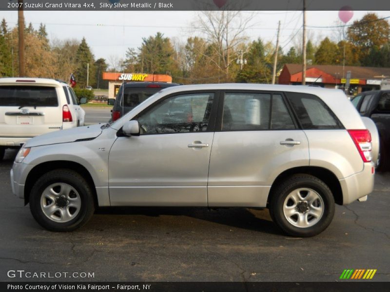 Silky Silver Metallic / Black 2007 Suzuki Grand Vitara 4x4