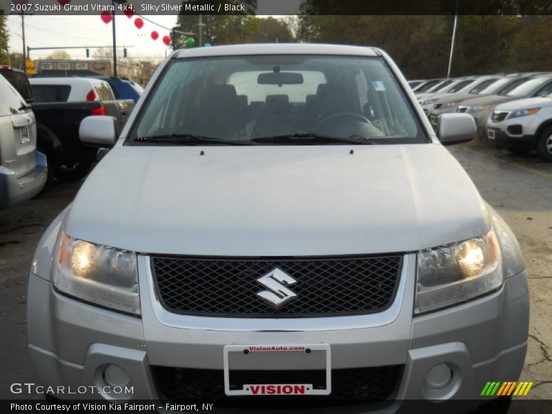 Silky Silver Metallic / Black 2007 Suzuki Grand Vitara 4x4