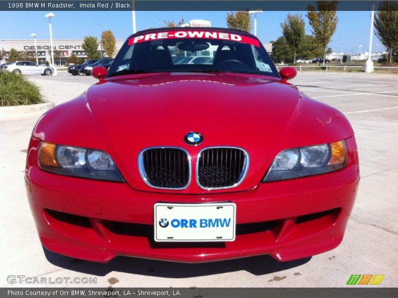 Imola Red / Black 1998 BMW M Roadster