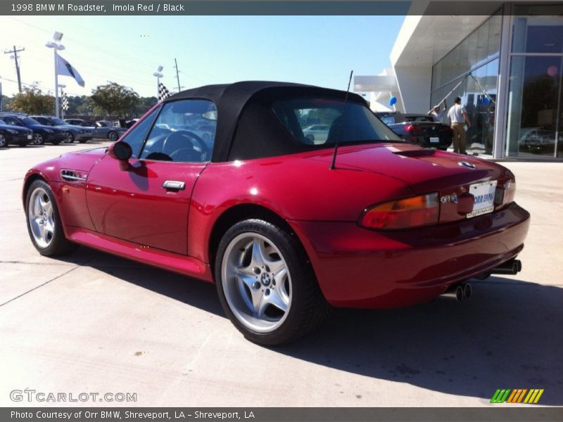 Imola Red / Black 1998 BMW M Roadster