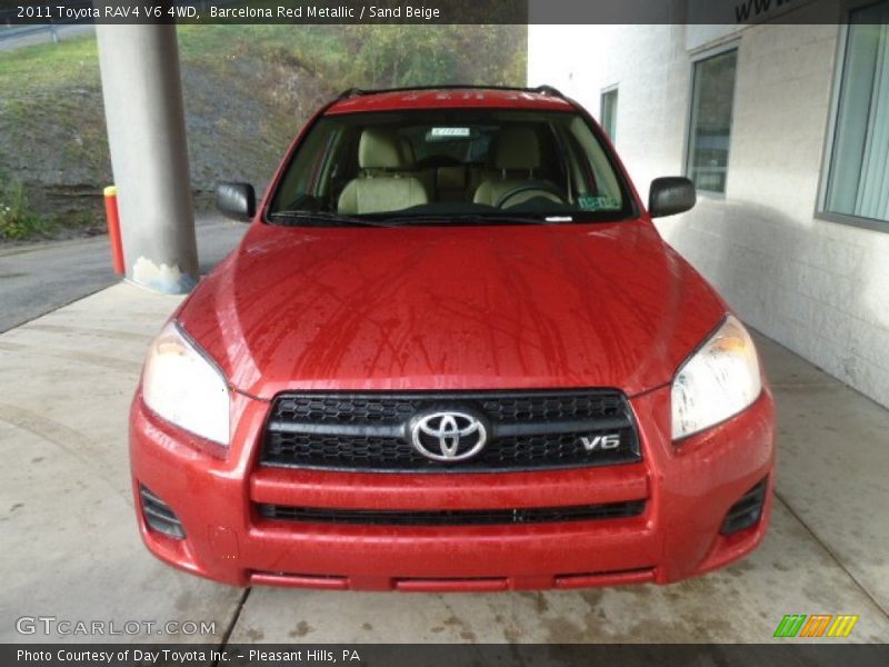 Barcelona Red Metallic / Sand Beige 2011 Toyota RAV4 V6 4WD