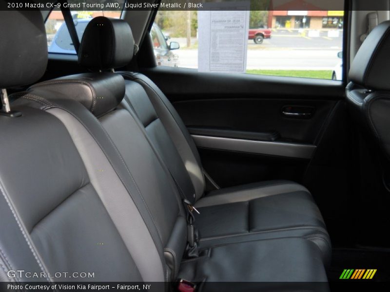 Liquid Silver Metallic / Black 2010 Mazda CX-9 Grand Touring AWD