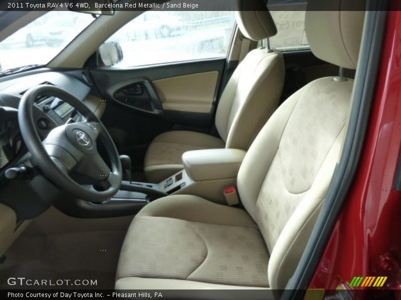 Barcelona Red Metallic / Sand Beige 2011 Toyota RAV4 V6 4WD