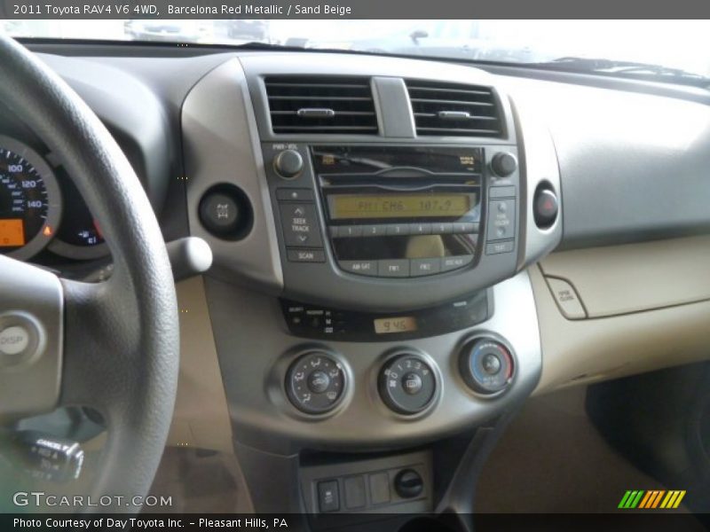 Barcelona Red Metallic / Sand Beige 2011 Toyota RAV4 V6 4WD