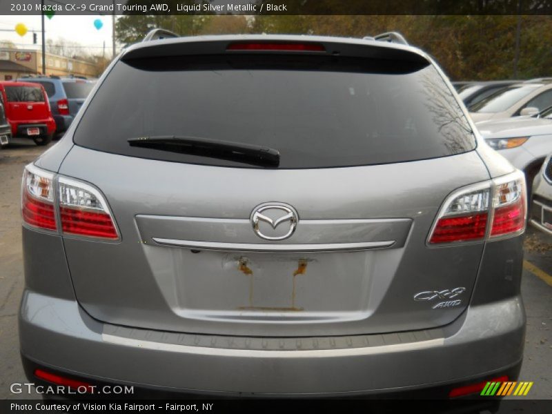 Liquid Silver Metallic / Black 2010 Mazda CX-9 Grand Touring AWD