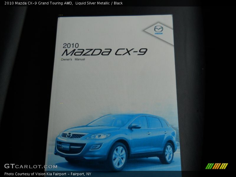 Liquid Silver Metallic / Black 2010 Mazda CX-9 Grand Touring AWD