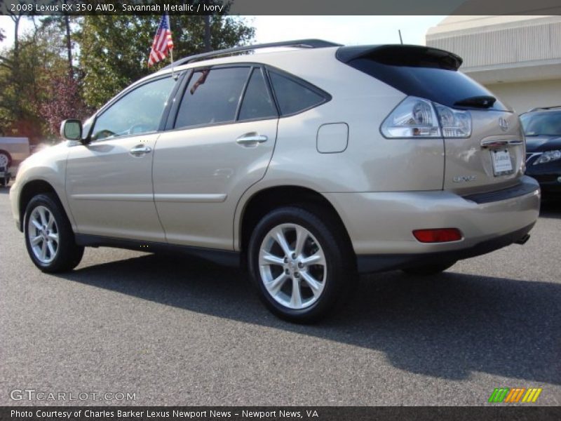 Savannah Metallic / Ivory 2008 Lexus RX 350 AWD