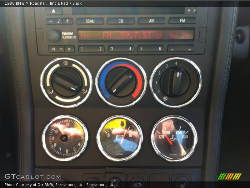 Controls of 1998 M Roadster