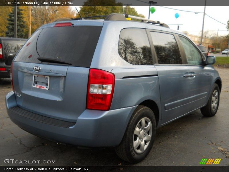 Glacier Blue / Gray 2007 Kia Sedona LX