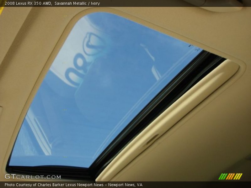 Savannah Metallic / Ivory 2008 Lexus RX 350 AWD