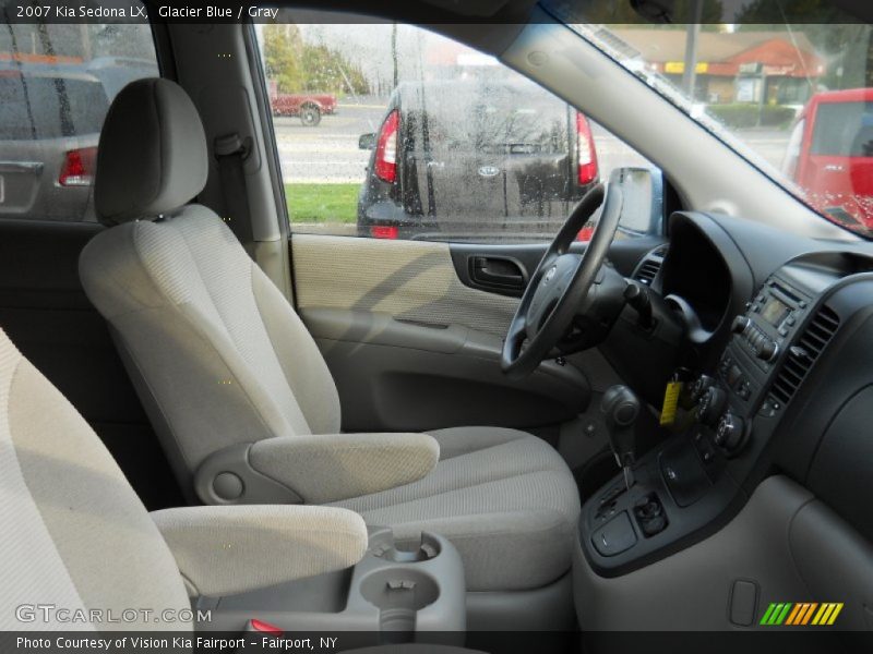 Glacier Blue / Gray 2007 Kia Sedona LX