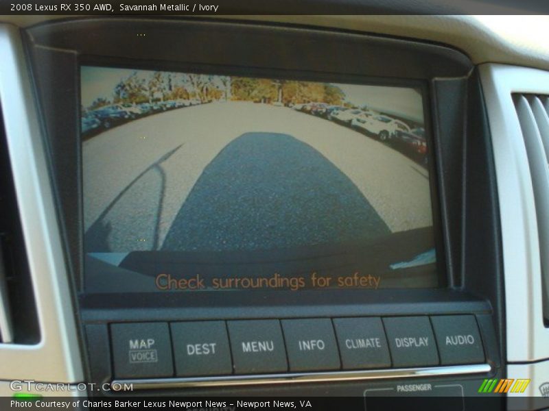 Savannah Metallic / Ivory 2008 Lexus RX 350 AWD