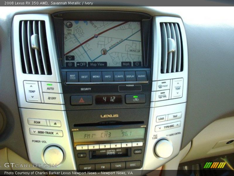 Savannah Metallic / Ivory 2008 Lexus RX 350 AWD