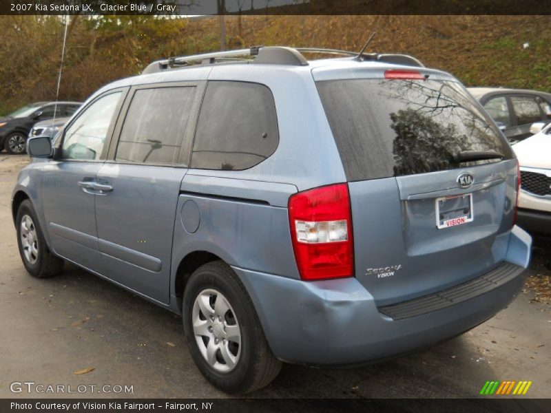 Glacier Blue / Gray 2007 Kia Sedona LX