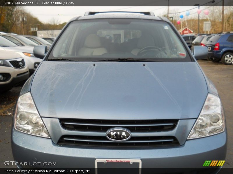 Glacier Blue / Gray 2007 Kia Sedona LX