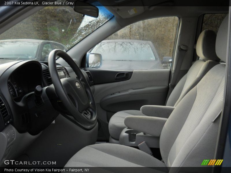 Glacier Blue / Gray 2007 Kia Sedona LX