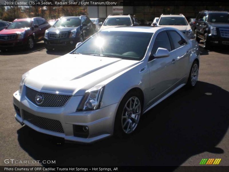 Front 3/4 View of 2009 CTS -V Sedan
