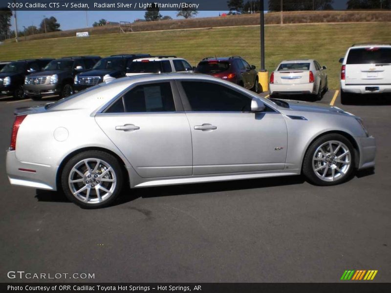 Radiant Silver / Light Titanium/Ebony 2009 Cadillac CTS -V Sedan