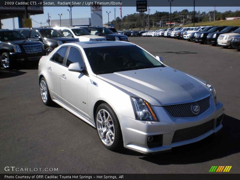 Front 3/4 View of 2009 CTS -V Sedan