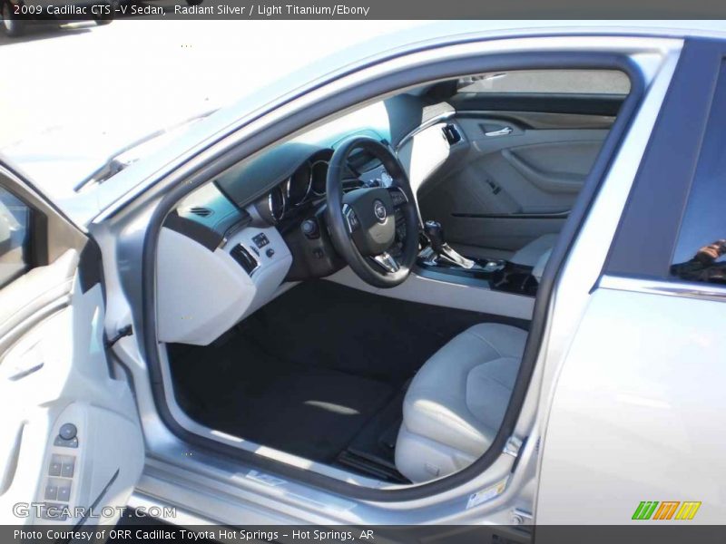  2009 CTS -V Sedan Light Titanium/Ebony Interior