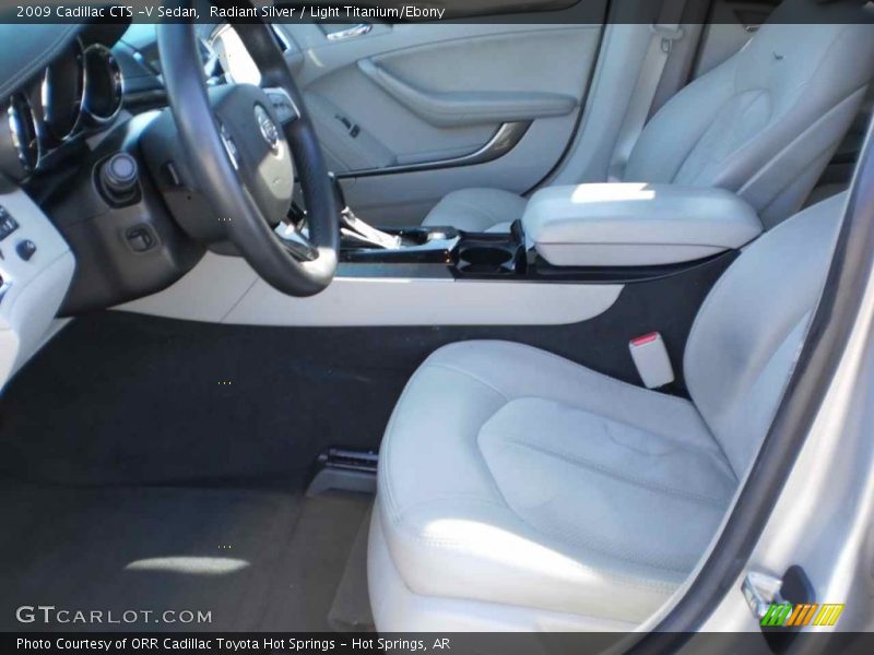  2009 CTS -V Sedan Light Titanium/Ebony Interior