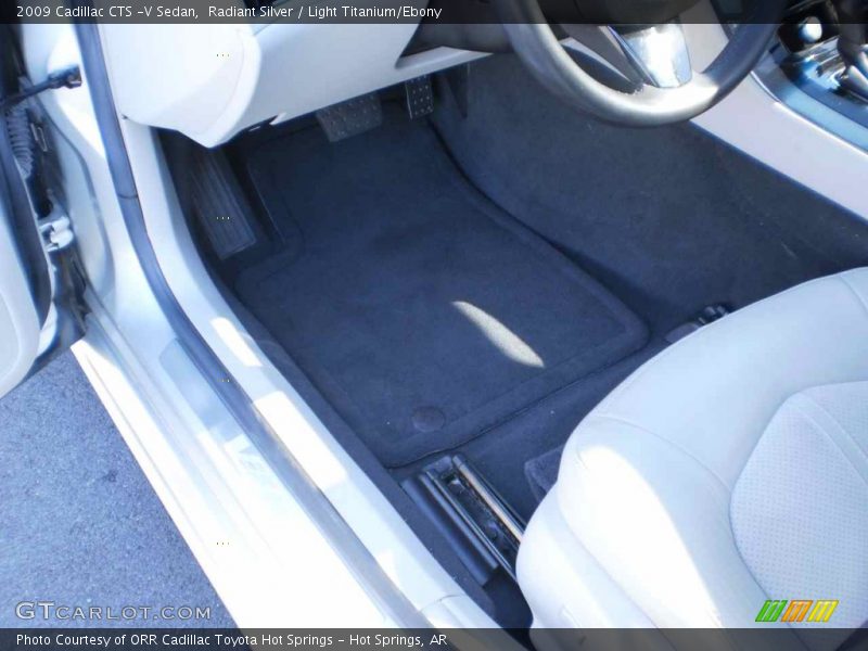 Radiant Silver / Light Titanium/Ebony 2009 Cadillac CTS -V Sedan