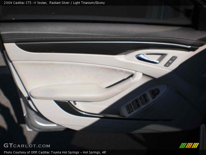 Radiant Silver / Light Titanium/Ebony 2009 Cadillac CTS -V Sedan