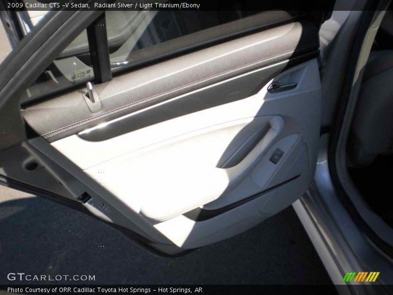 Radiant Silver / Light Titanium/Ebony 2009 Cadillac CTS -V Sedan