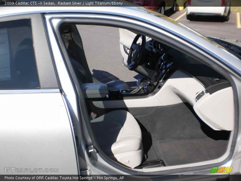 Radiant Silver / Light Titanium/Ebony 2009 Cadillac CTS -V Sedan