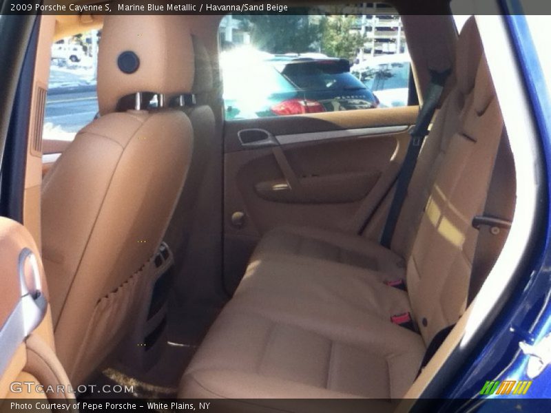 Marine Blue Metallic / Havanna/Sand Beige 2009 Porsche Cayenne S