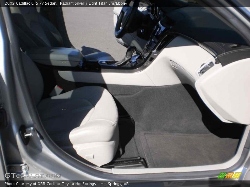Radiant Silver / Light Titanium/Ebony 2009 Cadillac CTS -V Sedan