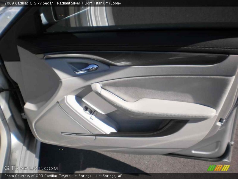 Radiant Silver / Light Titanium/Ebony 2009 Cadillac CTS -V Sedan