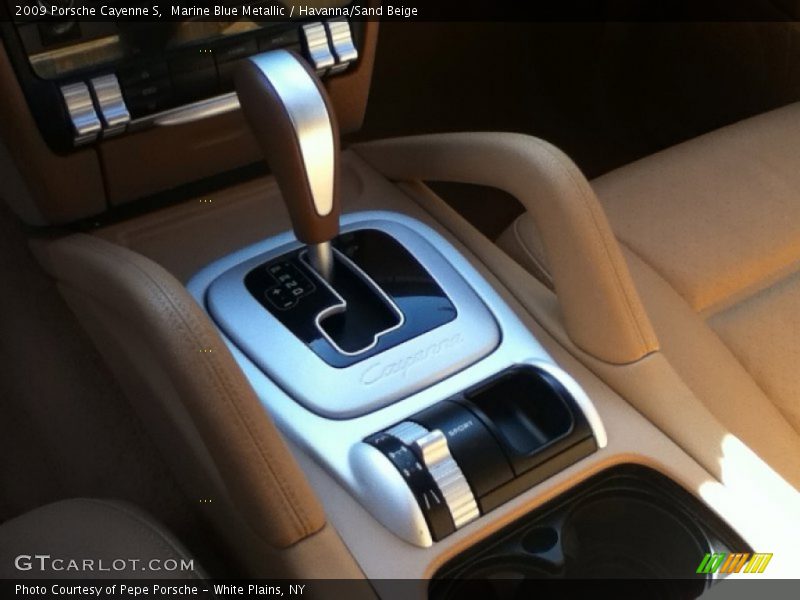 Marine Blue Metallic / Havanna/Sand Beige 2009 Porsche Cayenne S