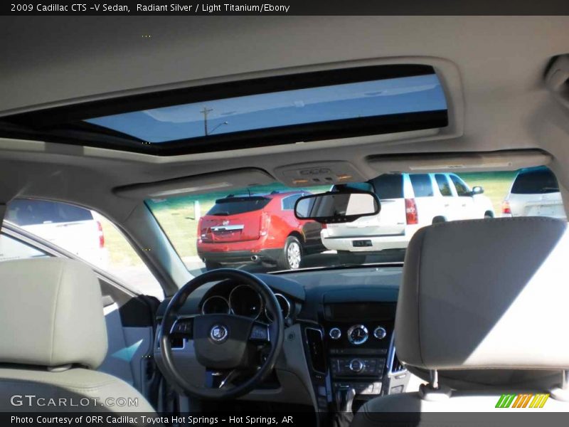 Radiant Silver / Light Titanium/Ebony 2009 Cadillac CTS -V Sedan