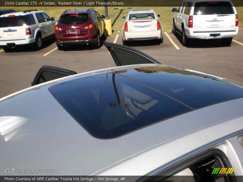Sunroof of 2009 CTS -V Sedan
