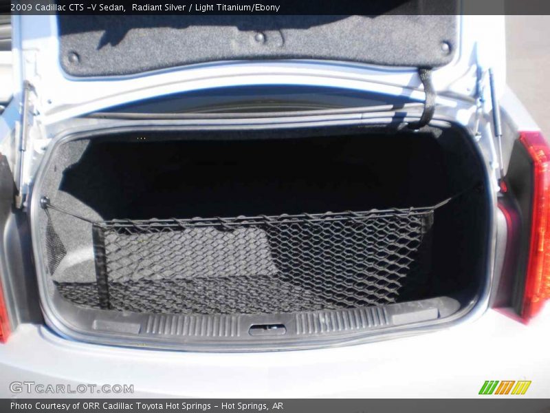 Radiant Silver / Light Titanium/Ebony 2009 Cadillac CTS -V Sedan
