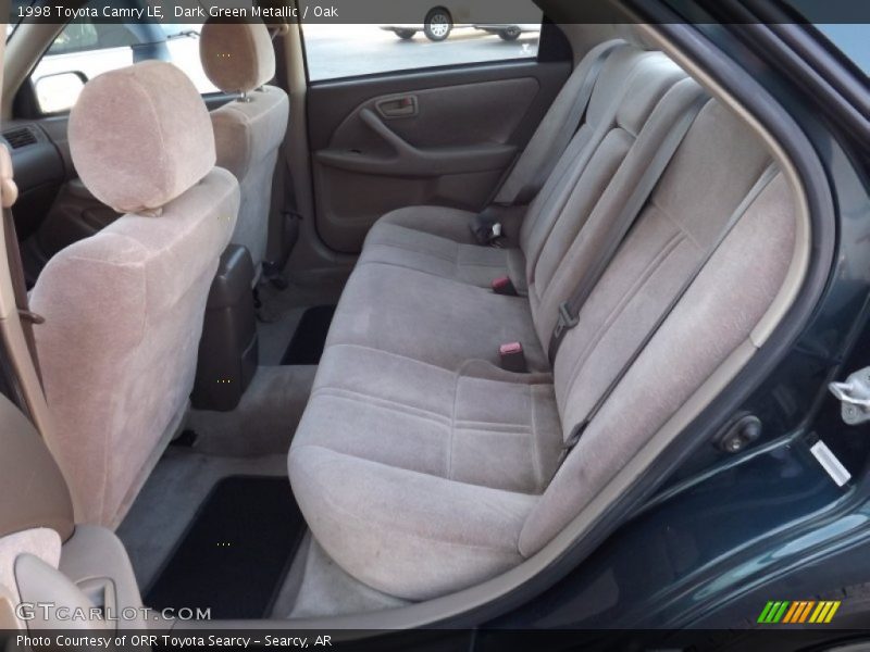 Dark Green Metallic / Oak 1998 Toyota Camry LE