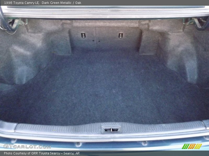 Dark Green Metallic / Oak 1998 Toyota Camry LE