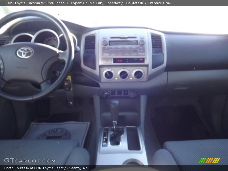 Speedway Blue Metallic / Graphite Gray 2009 Toyota Tacoma V6 PreRunner TRD Sport Double Cab