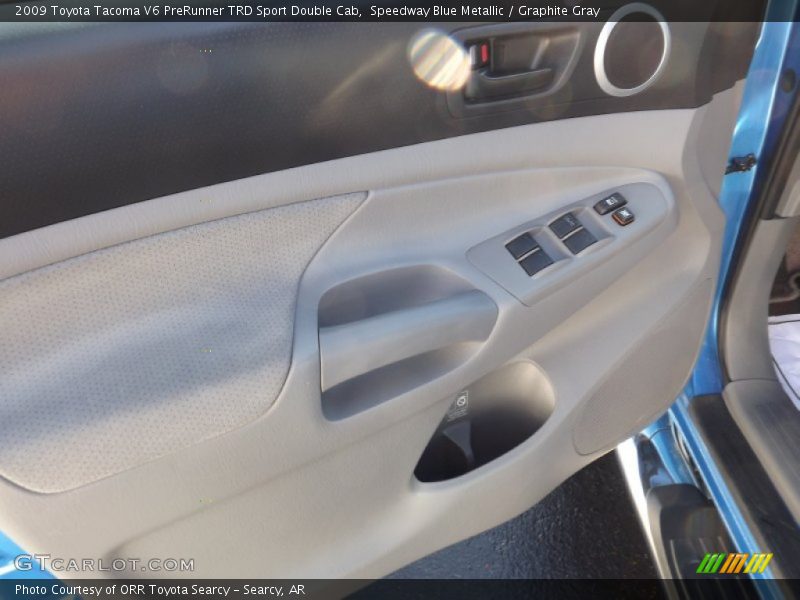 Speedway Blue Metallic / Graphite Gray 2009 Toyota Tacoma V6 PreRunner TRD Sport Double Cab
