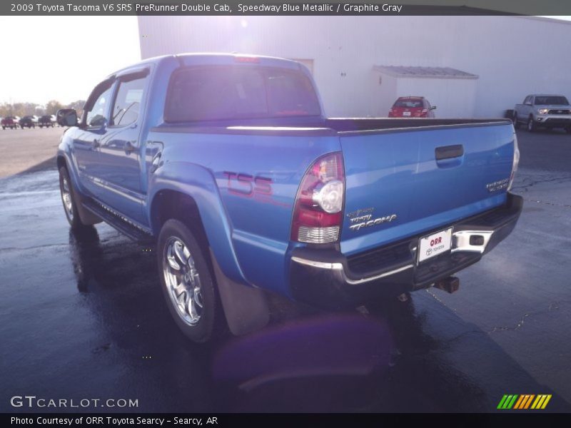 Speedway Blue Metallic / Graphite Gray 2009 Toyota Tacoma V6 SR5 PreRunner Double Cab