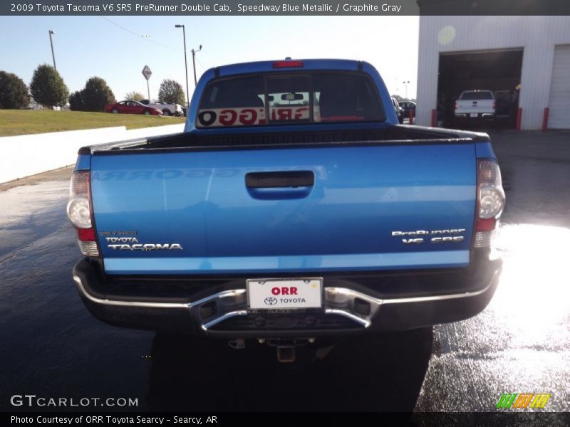 Speedway Blue Metallic / Graphite Gray 2009 Toyota Tacoma V6 SR5 PreRunner Double Cab