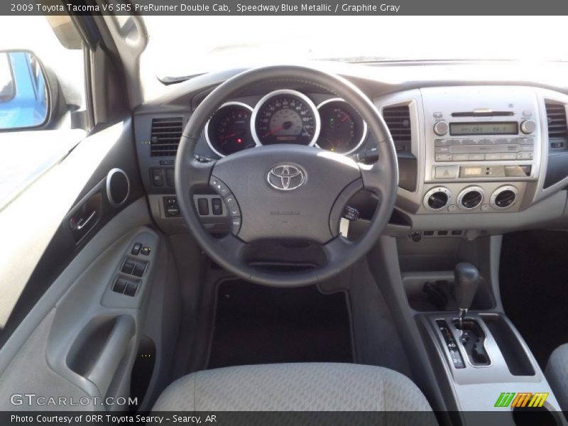 Speedway Blue Metallic / Graphite Gray 2009 Toyota Tacoma V6 SR5 PreRunner Double Cab