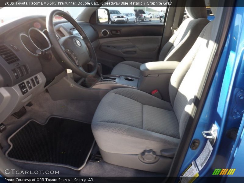Speedway Blue Metallic / Graphite Gray 2009 Toyota Tacoma V6 SR5 PreRunner Double Cab
