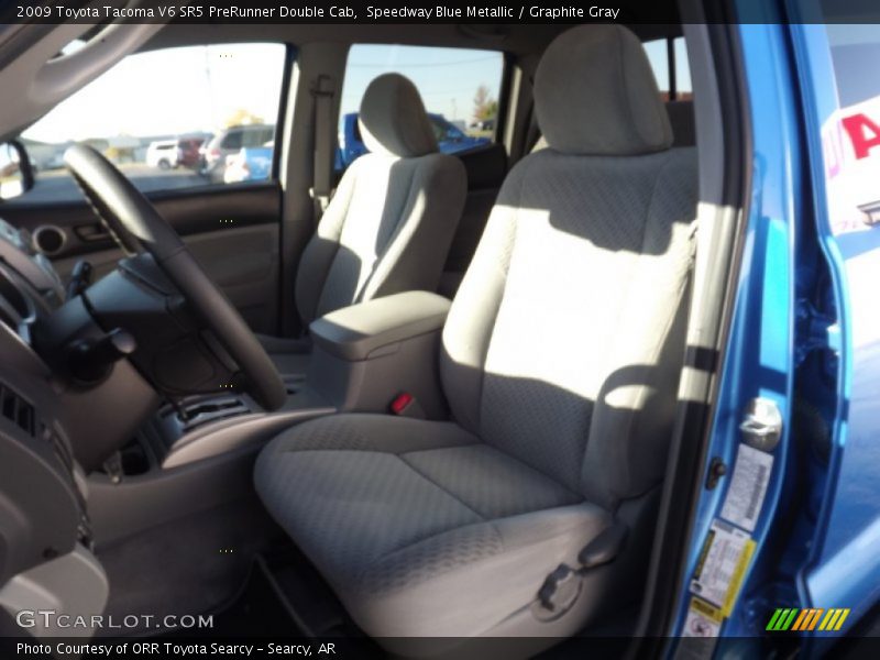 Speedway Blue Metallic / Graphite Gray 2009 Toyota Tacoma V6 SR5 PreRunner Double Cab